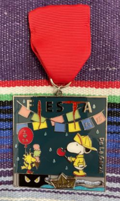 Picture of Snoopy "IT" Horror Medal by Angelique De La Garza  - Sliding Boat