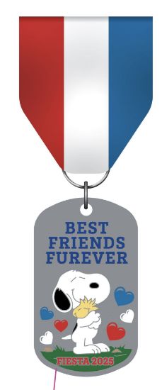 Picture of BEST FRIENDS FUREVER 2025 Fiesta Medal by  Victoria Waugh