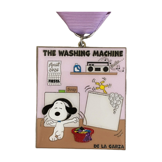 Picture of THE WASHING MACHINE  2026 Fiesta Medal- by Angelique De La Garza 