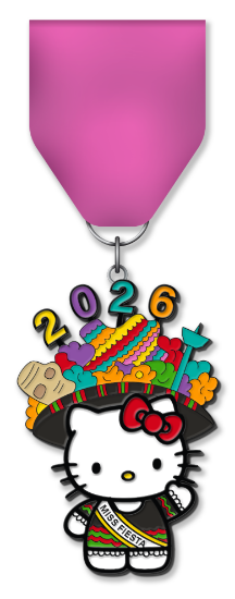 Picture of Hello Kitty Miss Fiesta  2026 Medal- Designed by Angelique De La Garza  